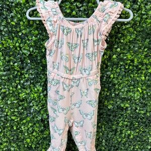 Gymboree Pink butterfly‎ jumpsuit